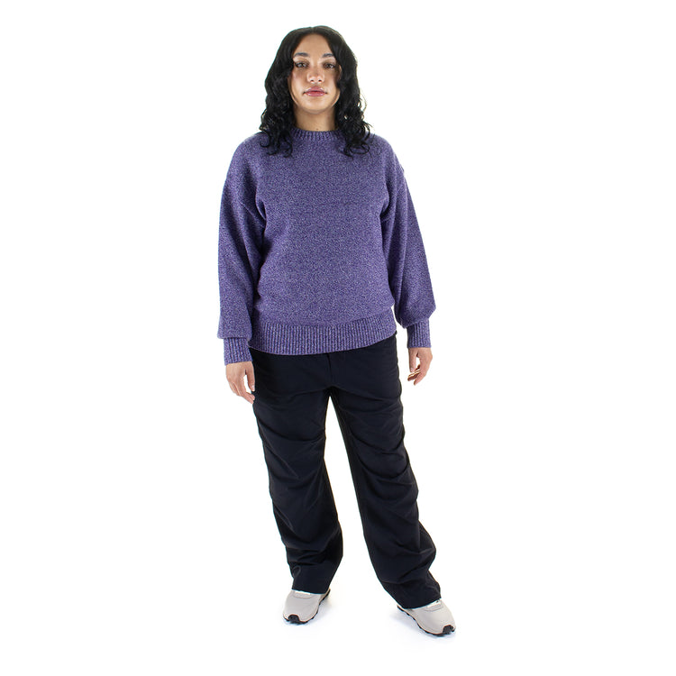 Pilgrim - Women's Aster Octa Crewneck
Style # 3715-0258
Color : Purple
Body Materials : 84% Wool / 16% Polyester
Ribbed collar, cuffs and hem
Soft, three-dimensional texture
Relaxed fit