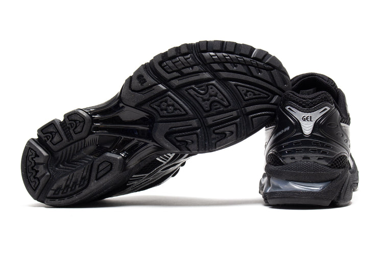 Asics | Gel-Kayano 14
Style # 1201A019.006
Color : Black / Pure Silver