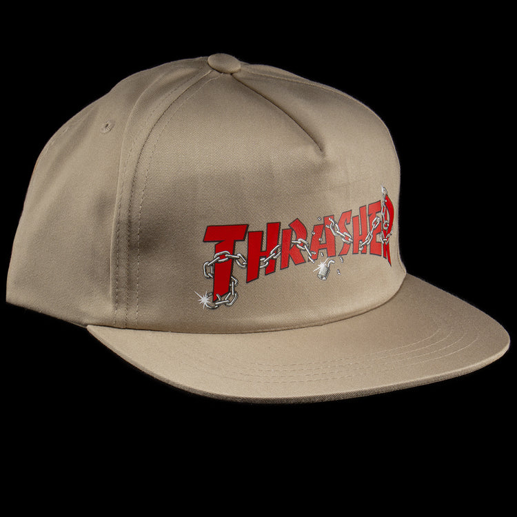 Thrasher | Chains By Daniel Shepard Hat
Color : Khaki