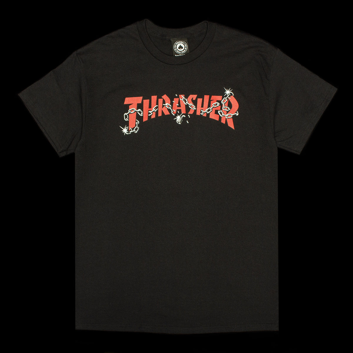 Thrasher | Chains By Daniel Shepard T-Shirt
Color : Black