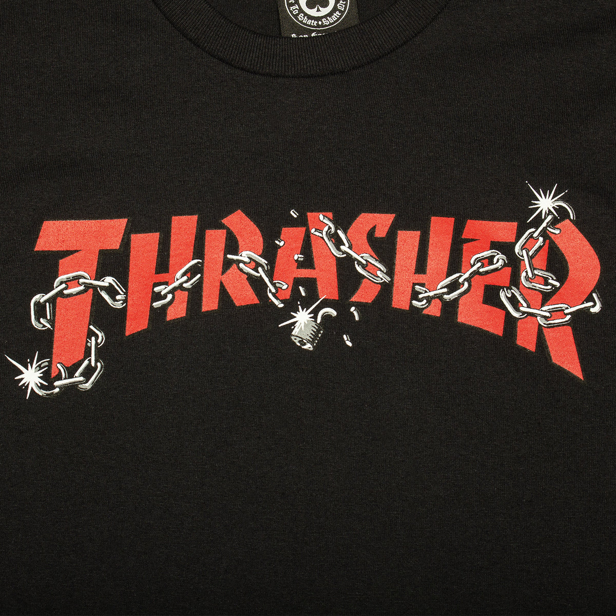 Thrasher | Chains By Daniel Shepard T-Shirt
Color : Black