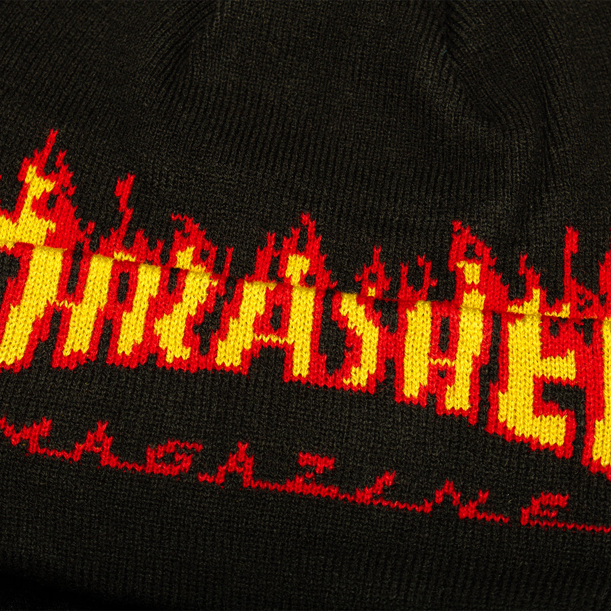 Thrasher | Flame Fold Beanie
Color : Black