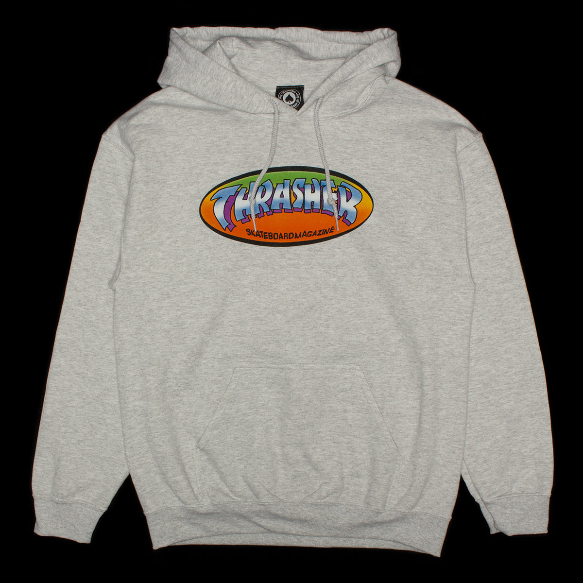 Thrasher | Ninety-Five By Spanky Hoodie
Color : Ash Grey