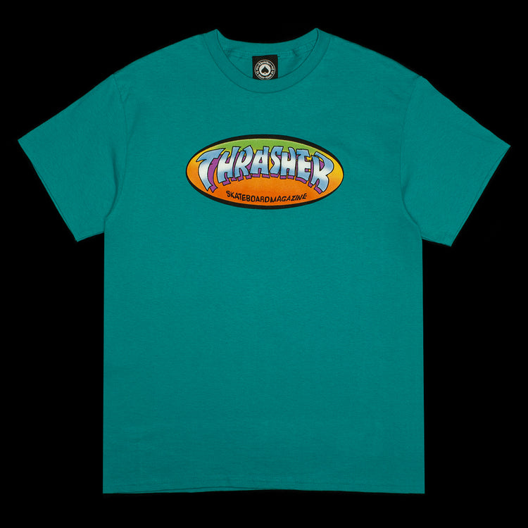 Thrasher | Ninety-Five By Spanky T-Shirt
Color : Jade