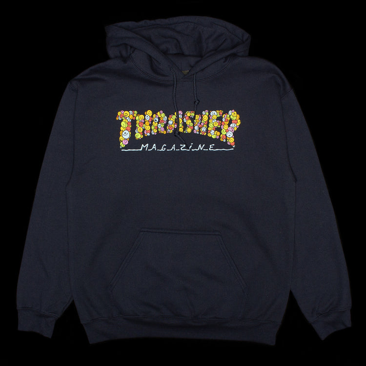 Thrasher | Smile By Spanky Hoodie
Color : Navy