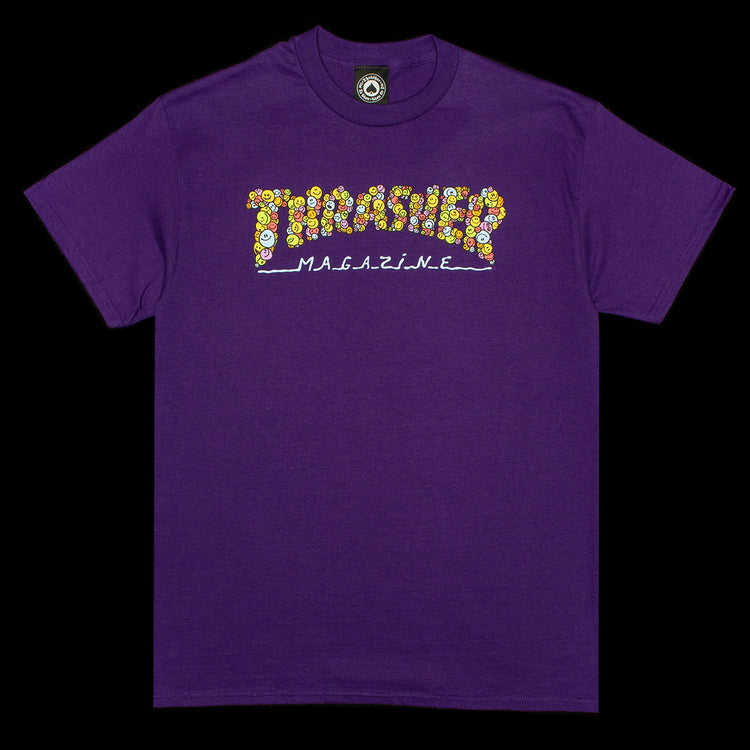 Thrasher | Smile By Spanky T-Shirt
Color : Purple