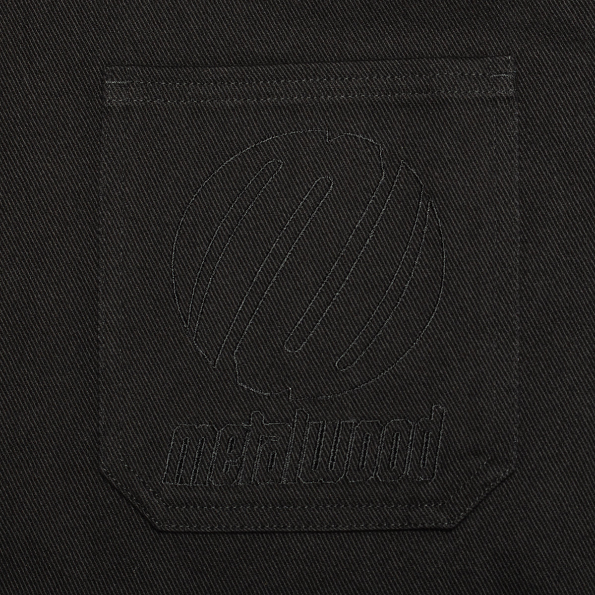 Metalwood | Metal Logo Overshirt Color : Black