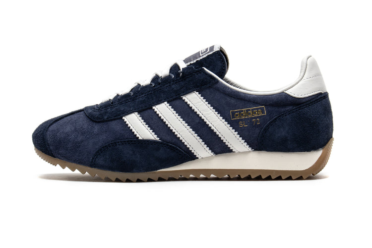 Adidas - SL 72 PT
Style # KJ1064
Color : Shadow Navy / Crystal White
Materials : Suede Upper - Rubber Outsole
Sizing : US Men's