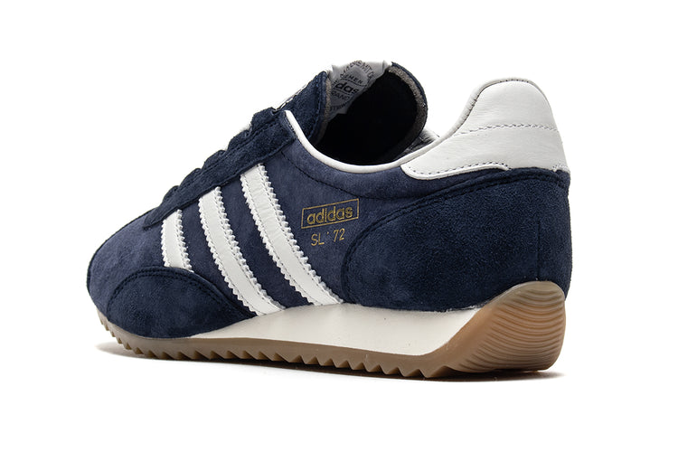 Adidas - SL 72 PT
Style # KJ1064
Color : Shadow Navy / Crystal White
Materials : Suede Upper - Rubber Outsole
Sizing : US Men's