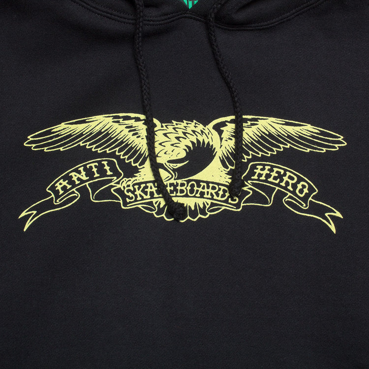 Anti Hero | Eagle Hoodie Color : Black / Gold