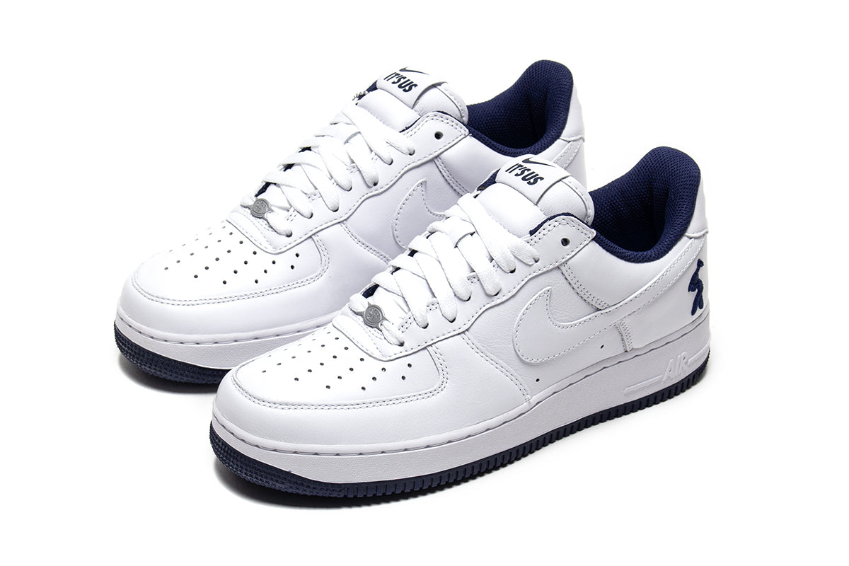 Nike | US Force 1 x Concrete Boys
Style # IB5720-100
Color : White / Midnight Navy / DK Powder Blue