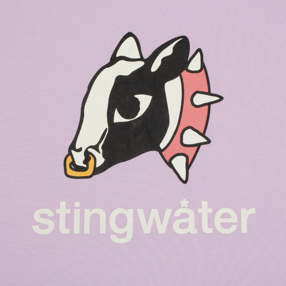 Stingwater | Cow Head T-Shirt Color : Lavender
