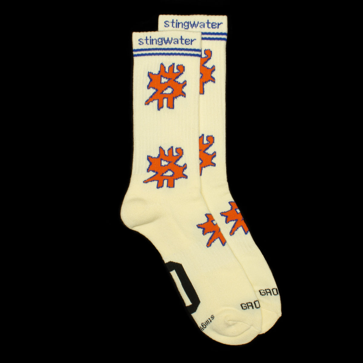 Stingwater | S Logo Sock Color : White