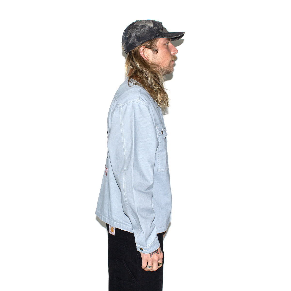 Stingwater | Cow Head Work Jacket Color : Blue