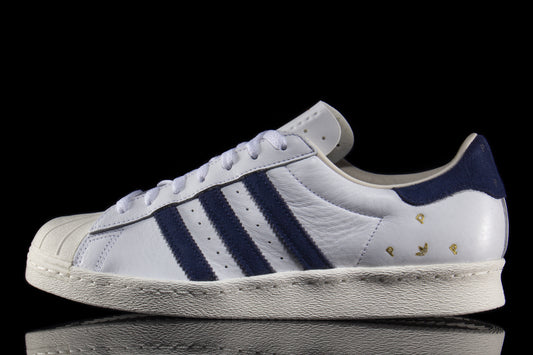 Adidas | Superstar ADV x Pop Trading Co Style # IE3408 Color : Cloud White / Collegiate Navy / Chalk White