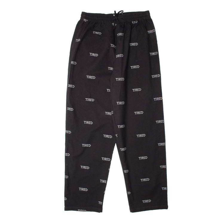 Tired | Bones Pajama Set Color : Black