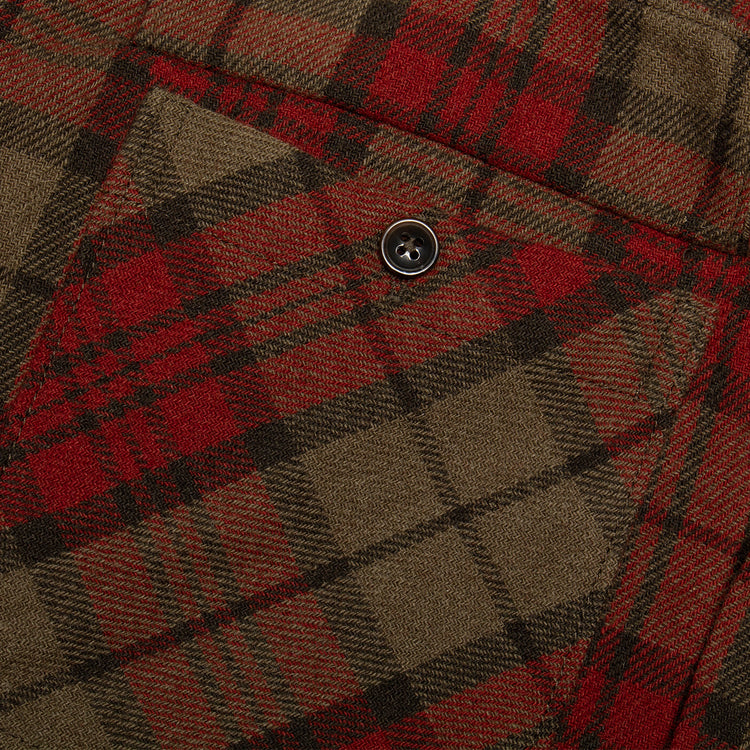 Filson | &nbsp;Buckner Wool Camp Shirt
Style # 20263531
Color : Olive / Red / Multi Plaid