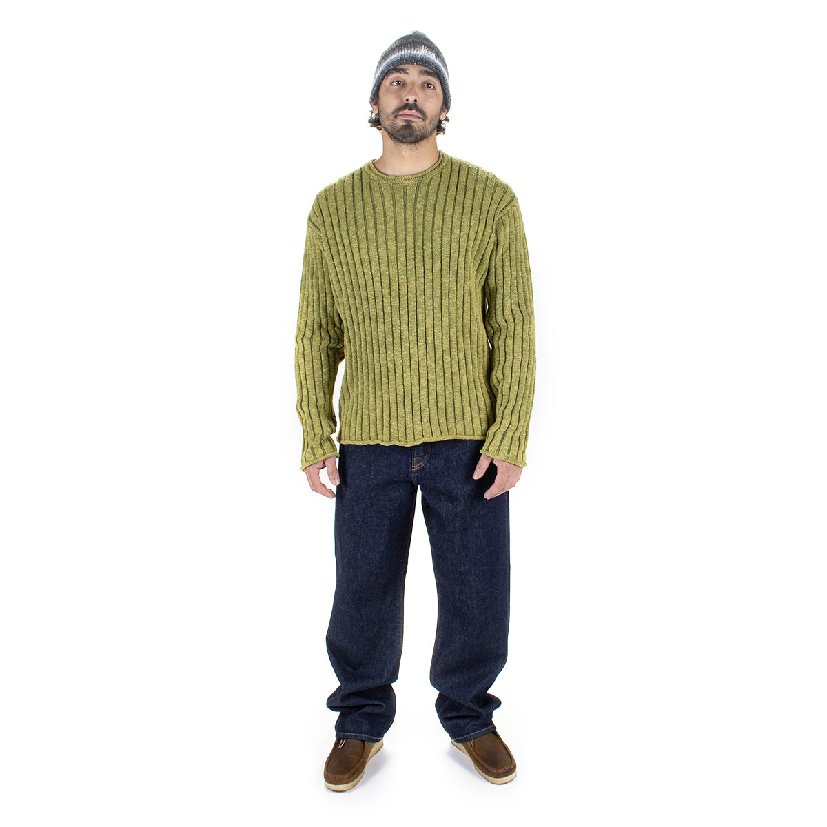 Stussy | Cotton Slub Rib Crew
Style # 117252
Color : Green