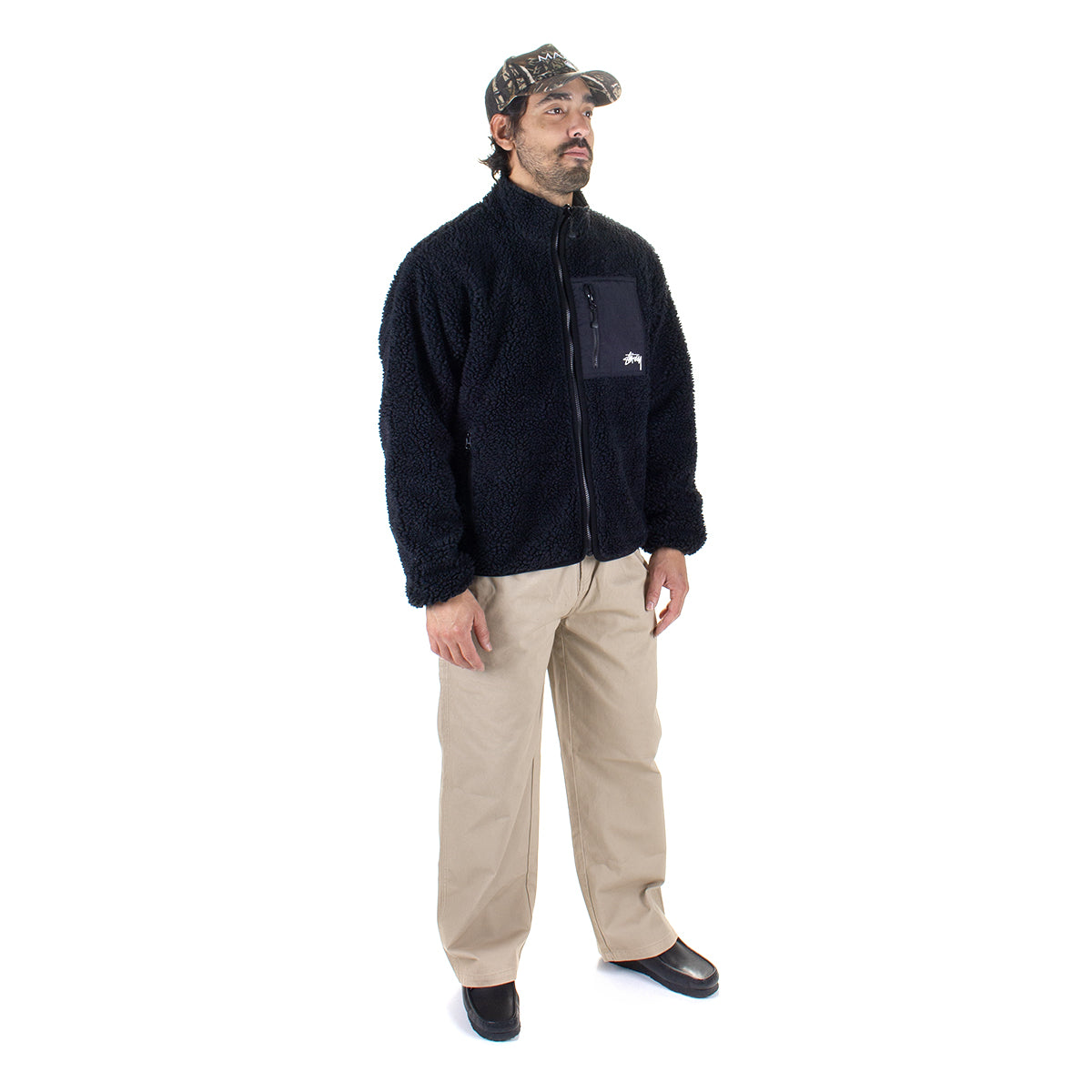 Stussy | Sherpa Reversible Jacket
Style # 118529
Color : Black