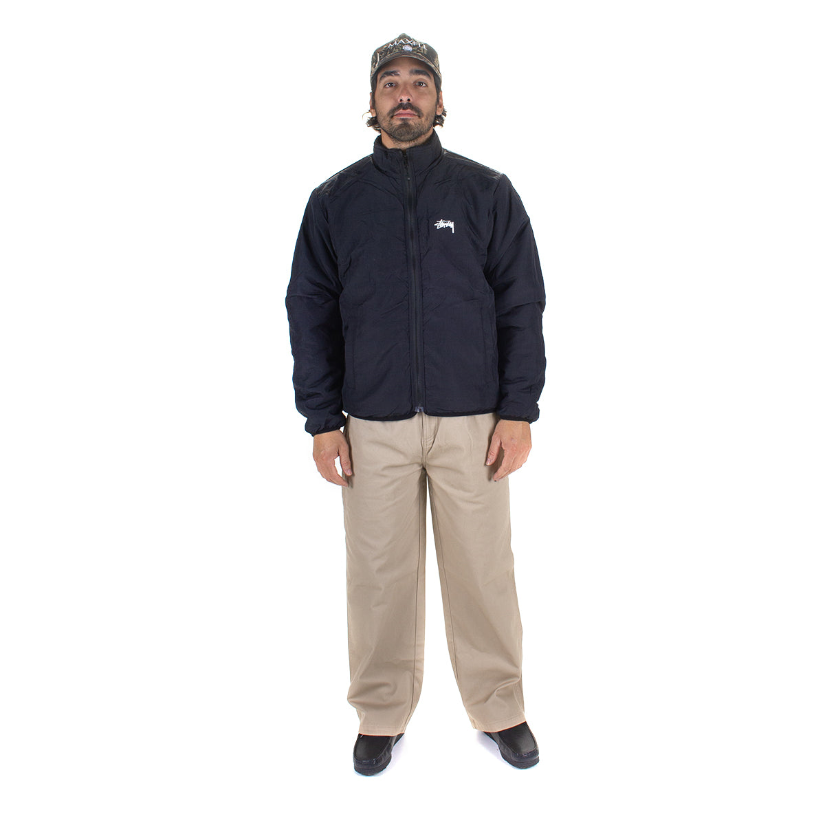 Stussy | Sherpa Reversible Jacket
Style # 118529
Color : Black