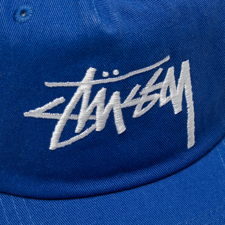 Stussy |&nbsp;Big Stock Mid Depth Hat
Style # 1311145
Color : Light Royal