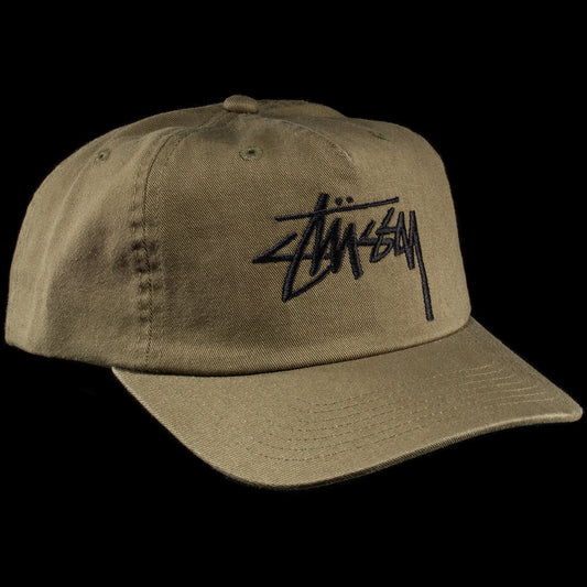 Stussy |&nbsp;Big Stock Mid Depth Hat
Style # 1311145
Color : Army Green