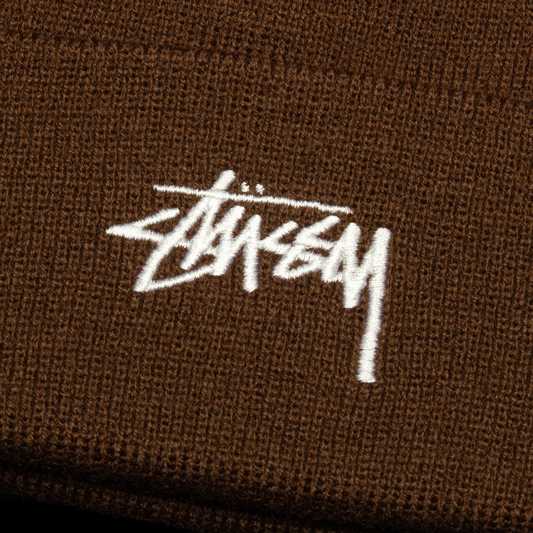 Stussy | Stock Cuff Beanie
Style # 1321020
Color : Coffee