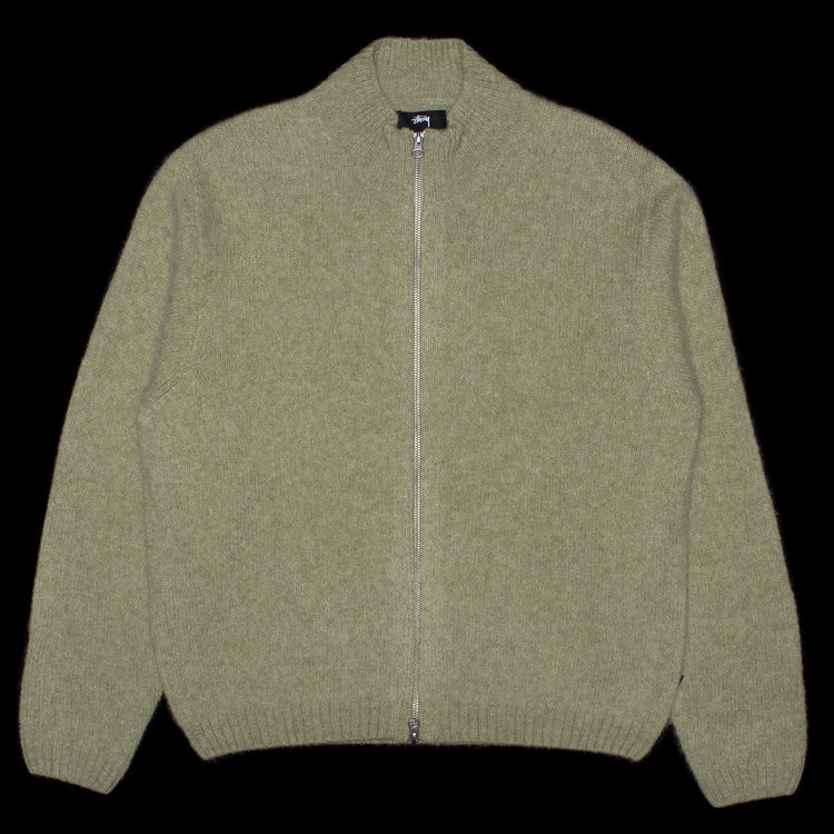 Stussy | Brushed Mock Full Zip Sweater
Style # 117248
Color : Sage