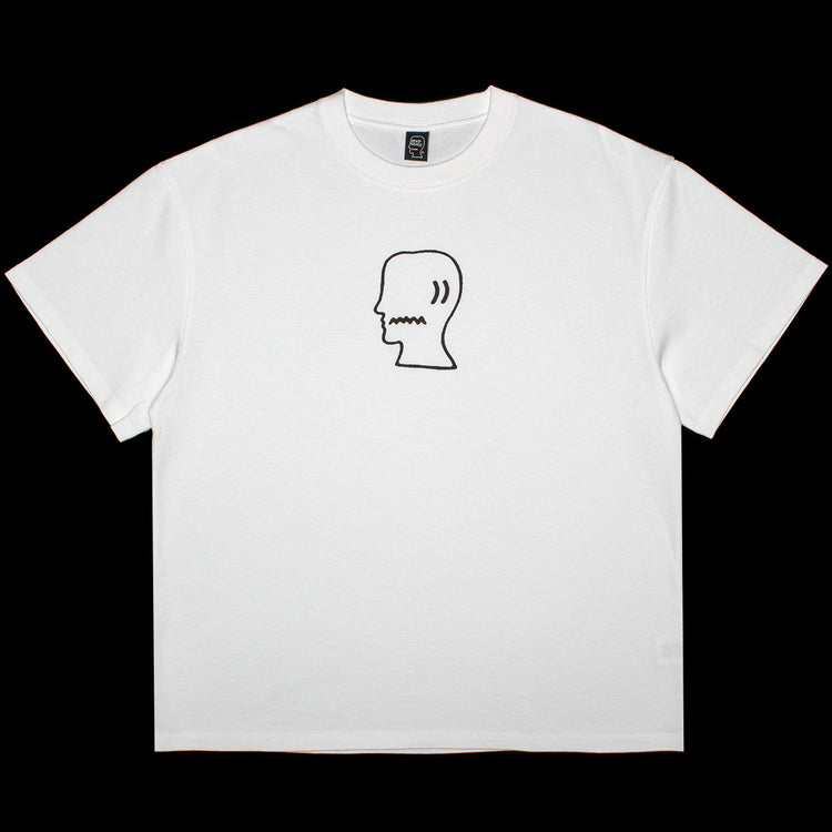 Brain Dead - Logohead T-Shirt
Color : White