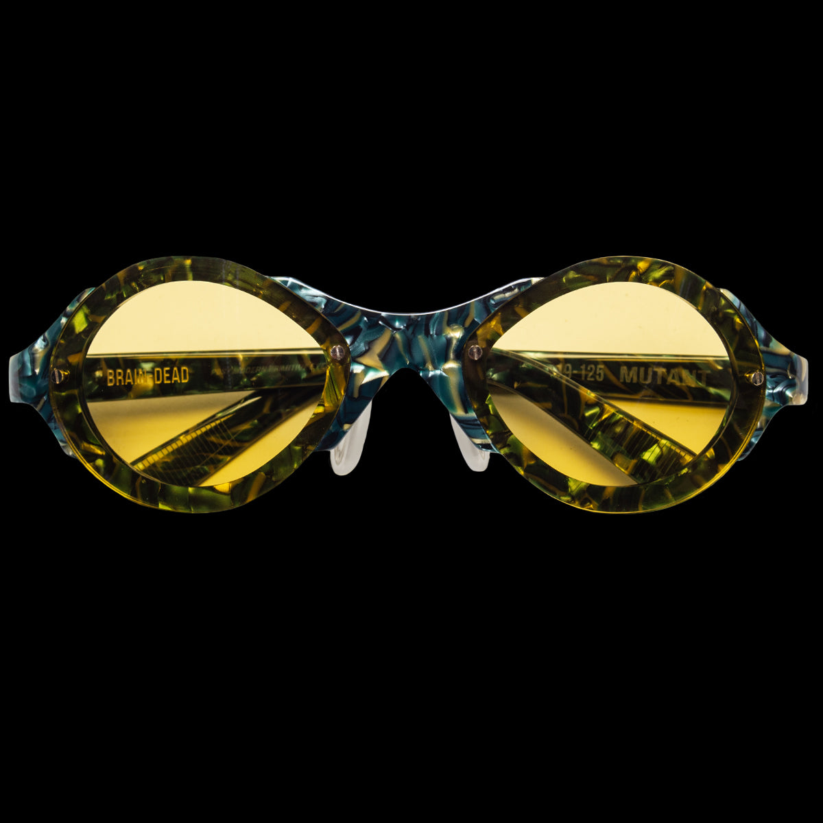 Brain Dead - Mutant Post Modern Primitive Eye Protection
Color : Green Granite