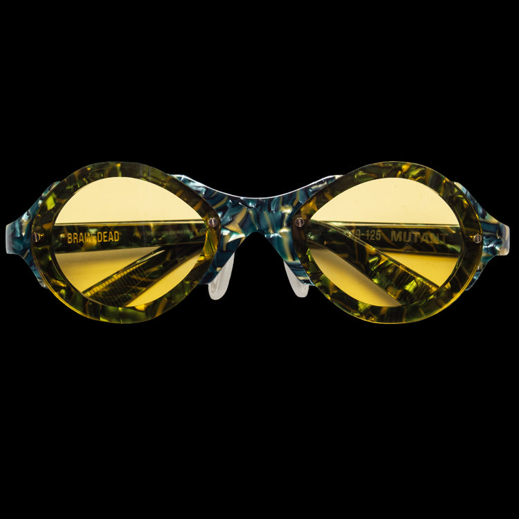 Brain Dead - Mutant Post Modern Primitive Eye Protection
Color : Green Granite