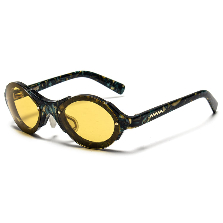 Brain Dead - Mutant Post Modern Primitive Eye Protection
Color : Green Granite