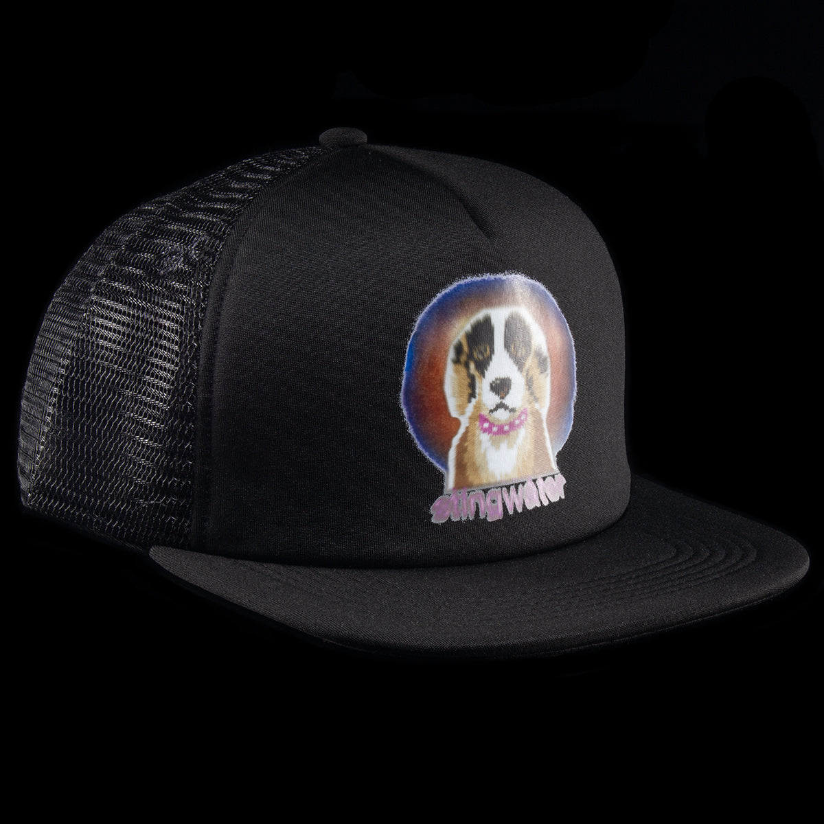 Stingwater | Emotional Support Dog Trucker Hat Color : Black