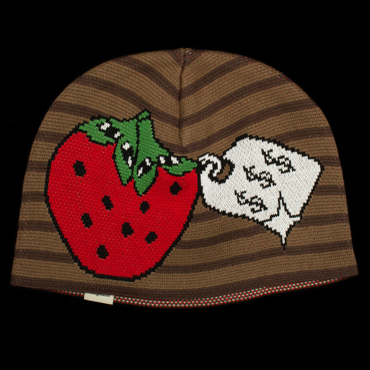 Stingwater | V Speshal Organic Strawberry Beanie Color : Brown