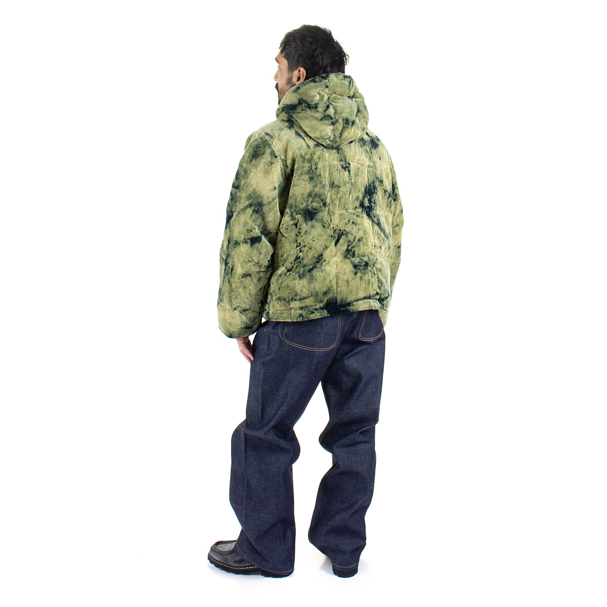Bleach Dyed Dimension Puffer Jacket – Premier