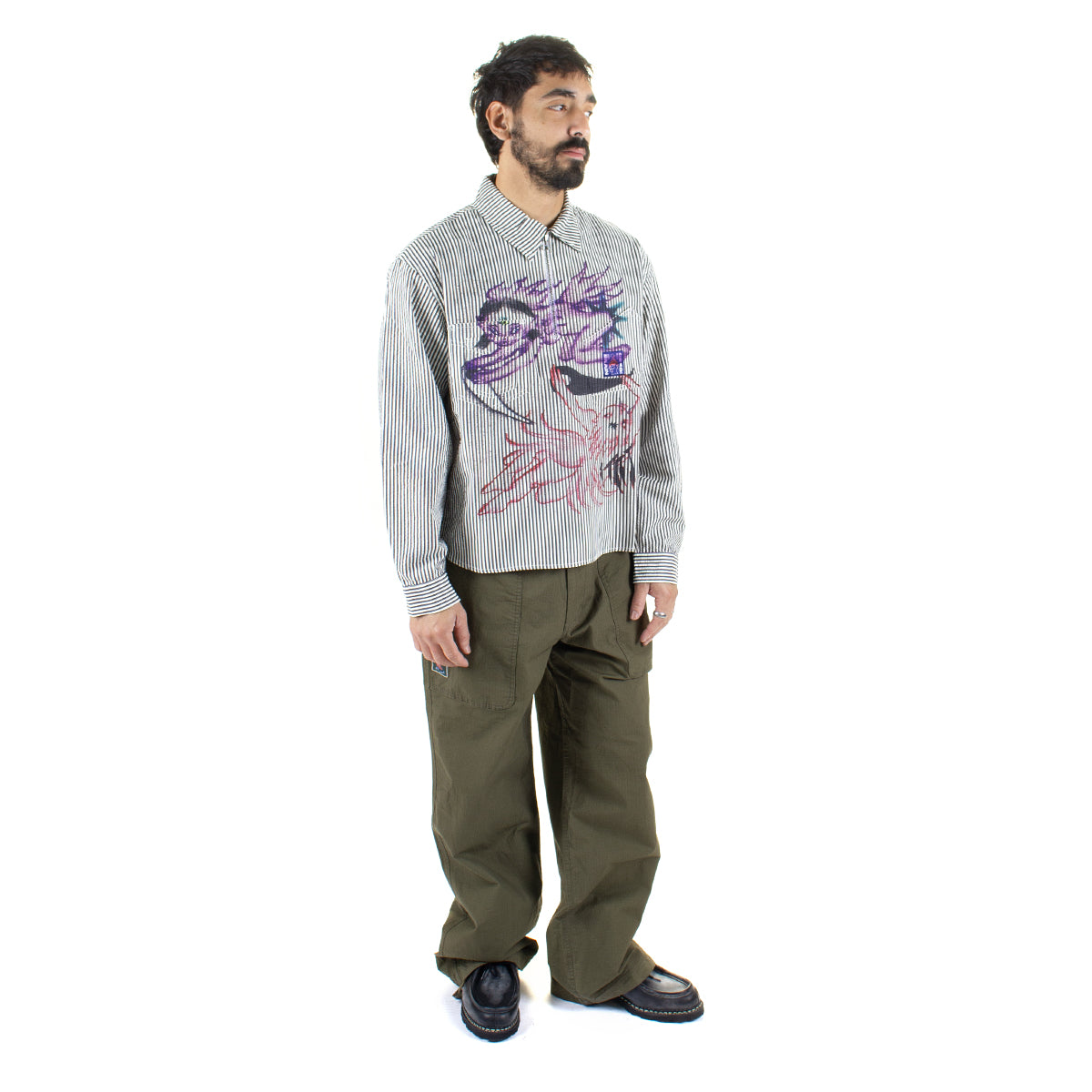 Brain Dead - Equipment Fatigue Pant
Color : Olive
