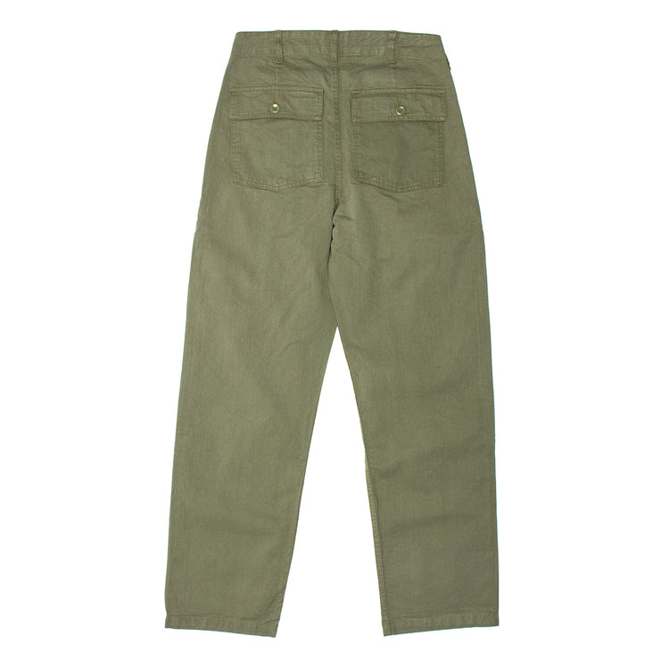 Noah | Pleated Fatigue Pants
Color : Army Green