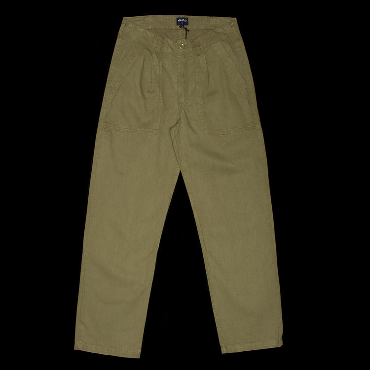 Noah | Pleated Fatigue Pants
Color : Army Green