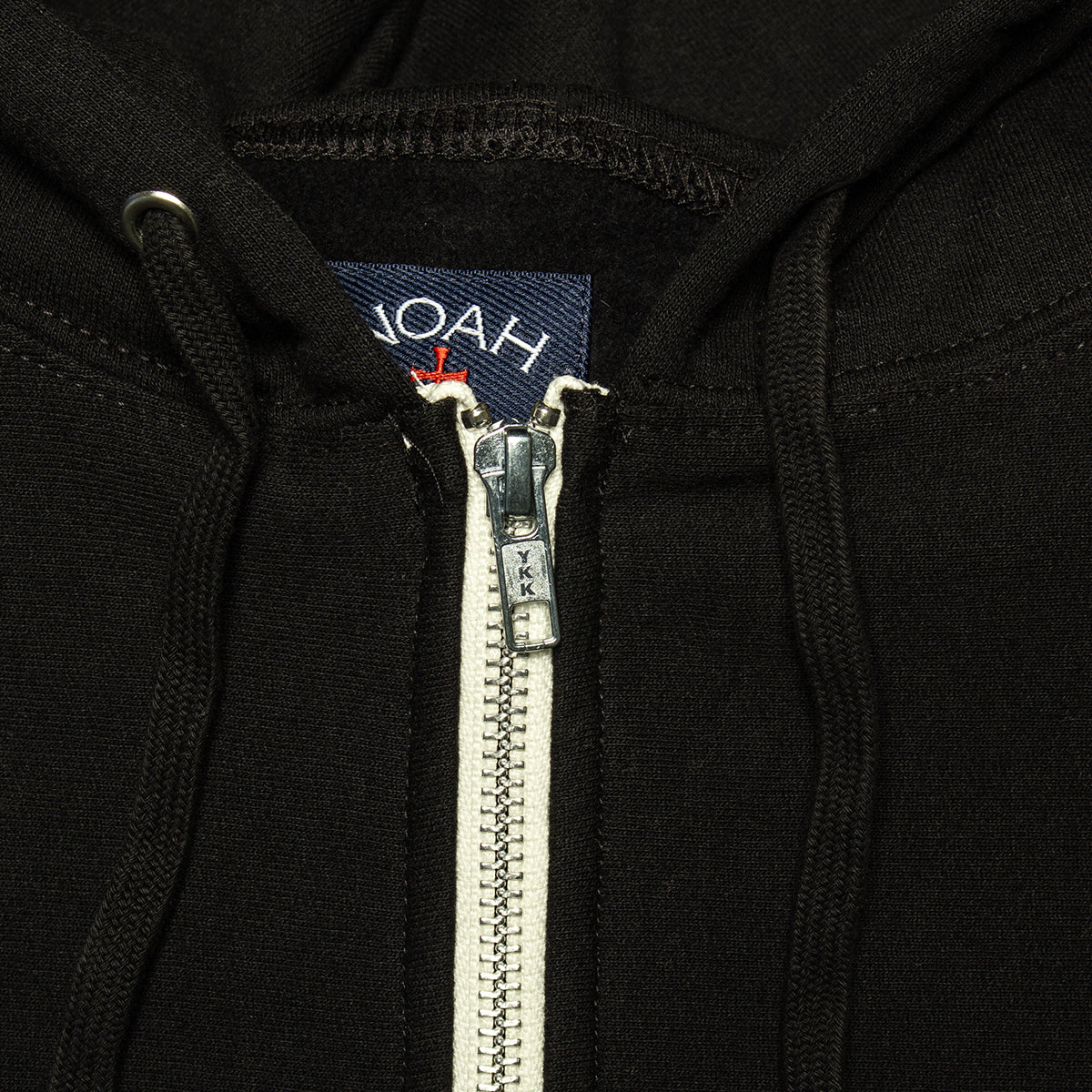 Noah | Lightweight Zip-Up Hoodie
Color : Black