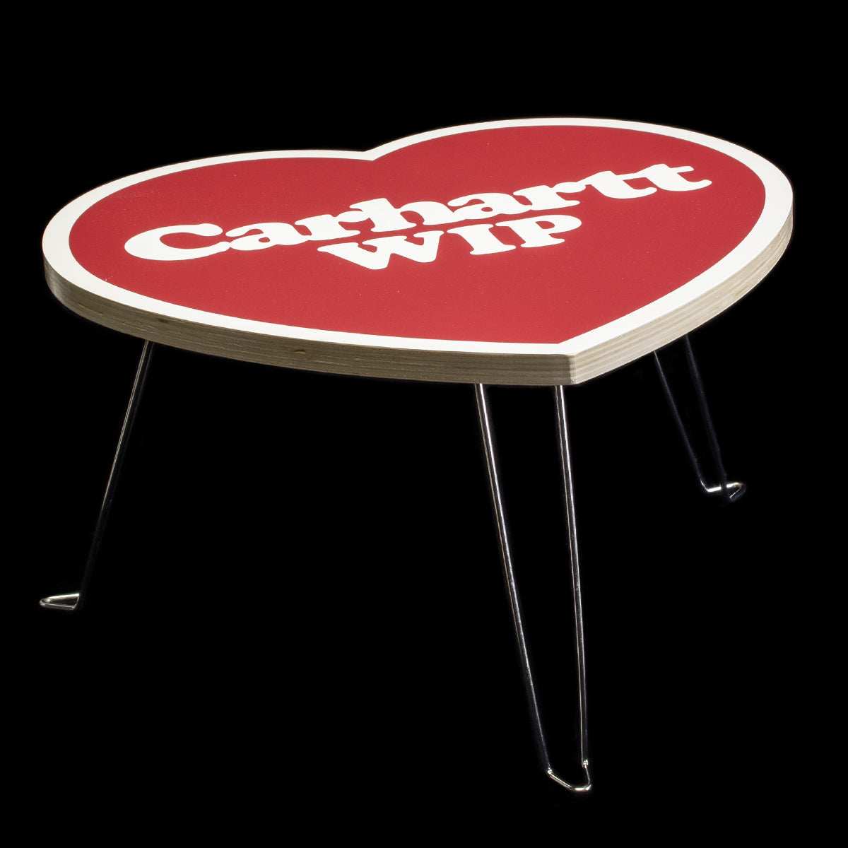 Carhartt WIP - Heart Folding Table
Style # I035830-3FX
Color : Scarlet / White