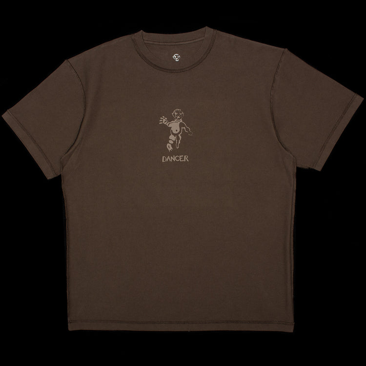 Dancer - OG Logo Inside Out T-Shirt&nbsp;
Color : Brown