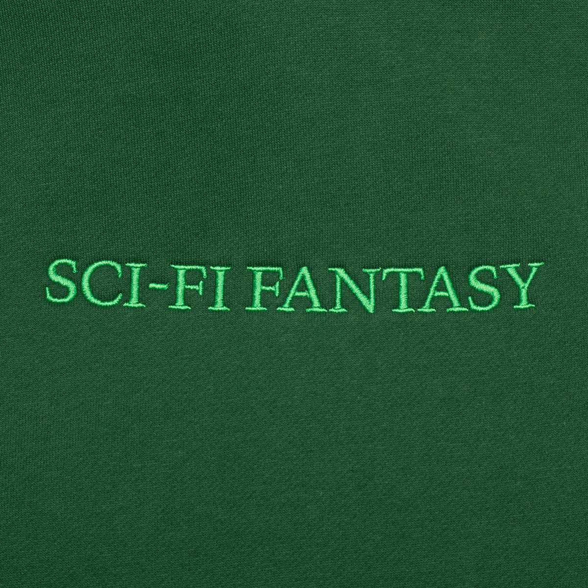 Sci-Fi Fantasy | Logo Hoodie Color : Dark Green
