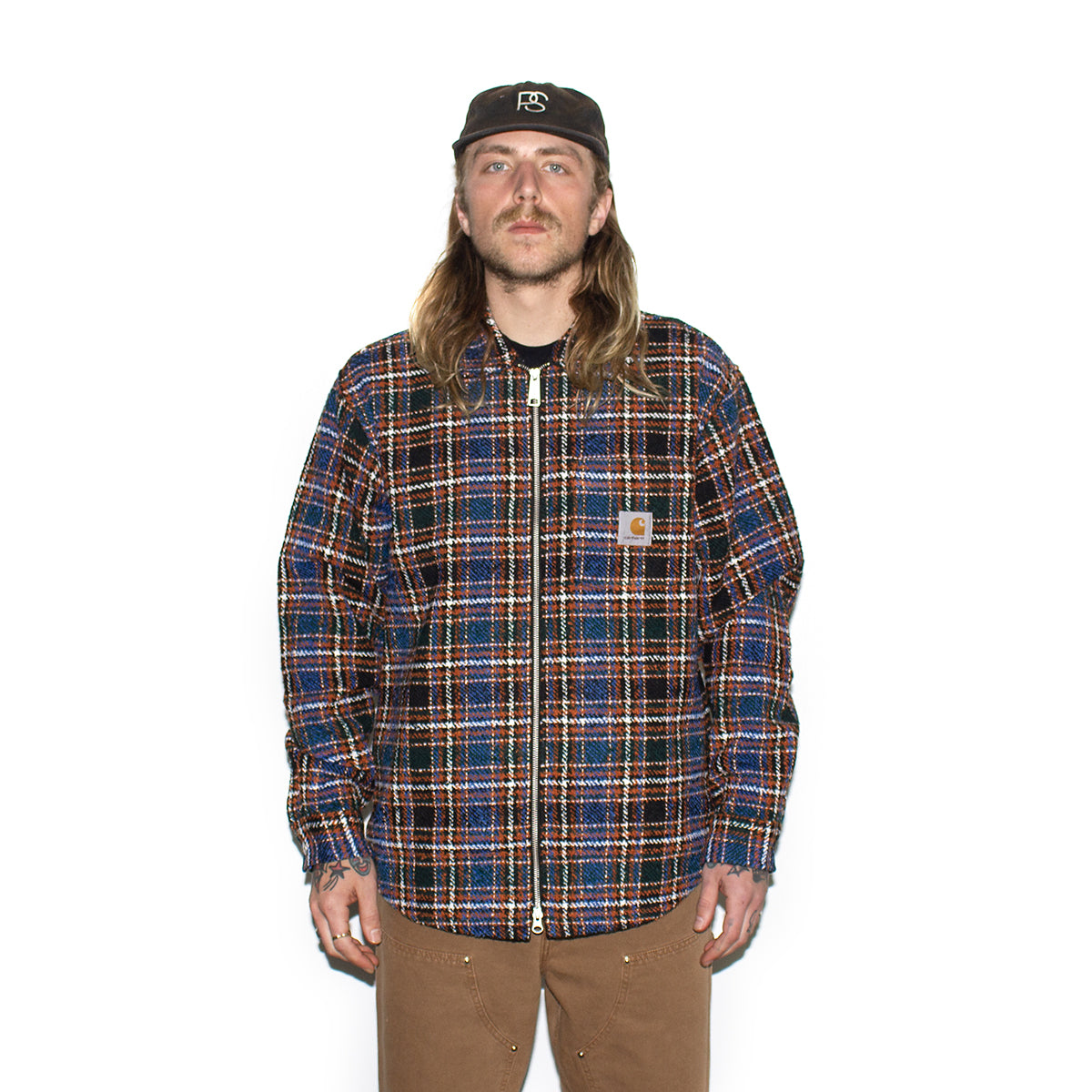 Carhartt WIP | Stroy Shirt Jacket Style # I032213-1PU Color : Stroy Check / Liberty