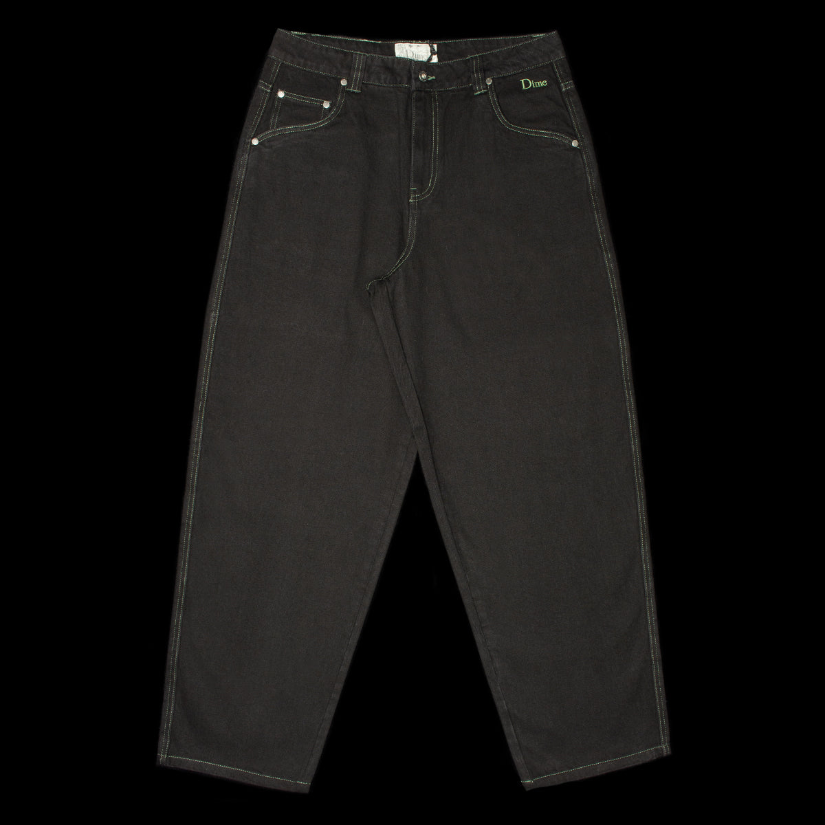Dime | Classic Baggy Denim Pants Color : Black