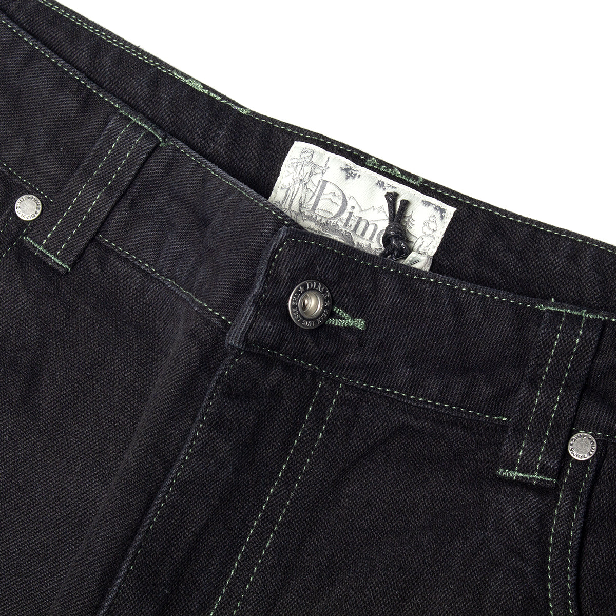 Dime | Classic Baggy Denim Pants Color : Black