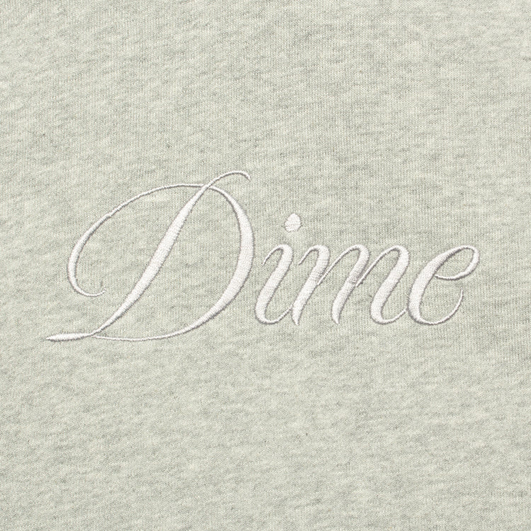 Dime | Cursive Logo Hoodie Color : Heather Grey