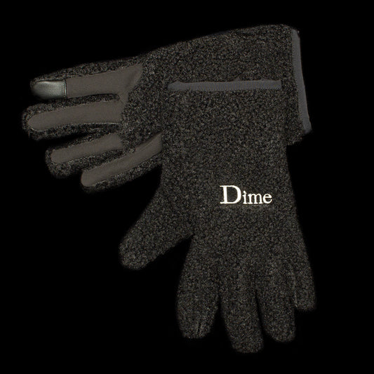 Dime | Classic Polar Fleece Gloves Color : Black