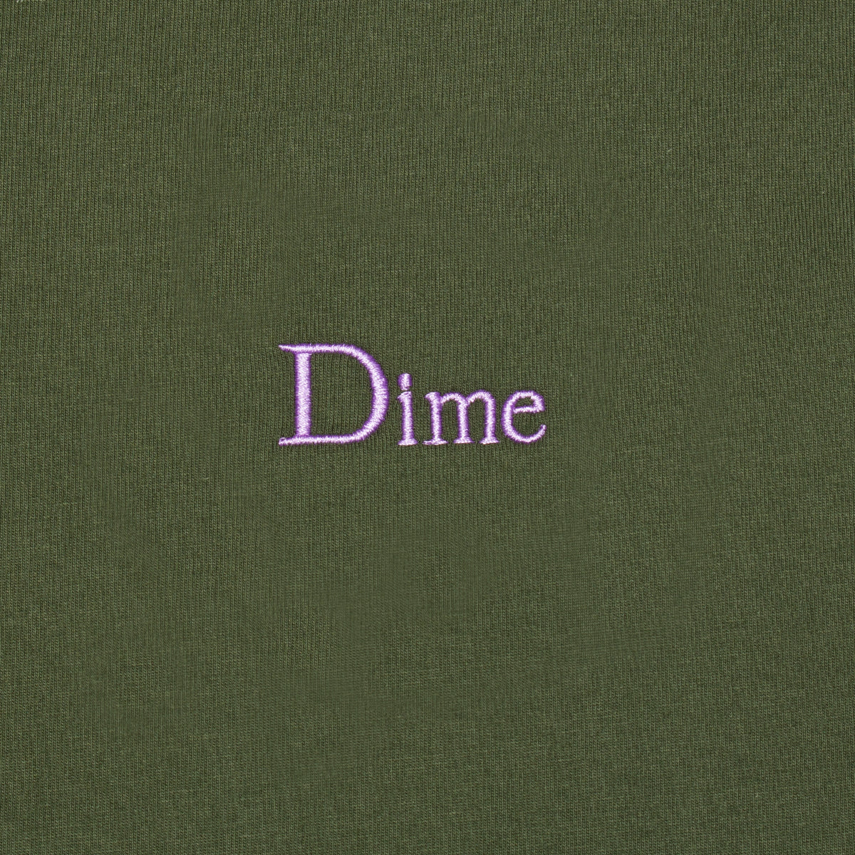 Dime | Classic Small Logo T-Shirt Color : Forest Green