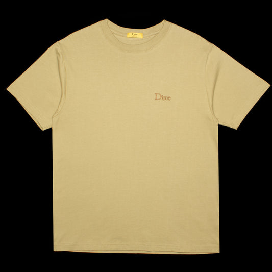Dime | Classic Small Logo T-Shirt Color : Tan