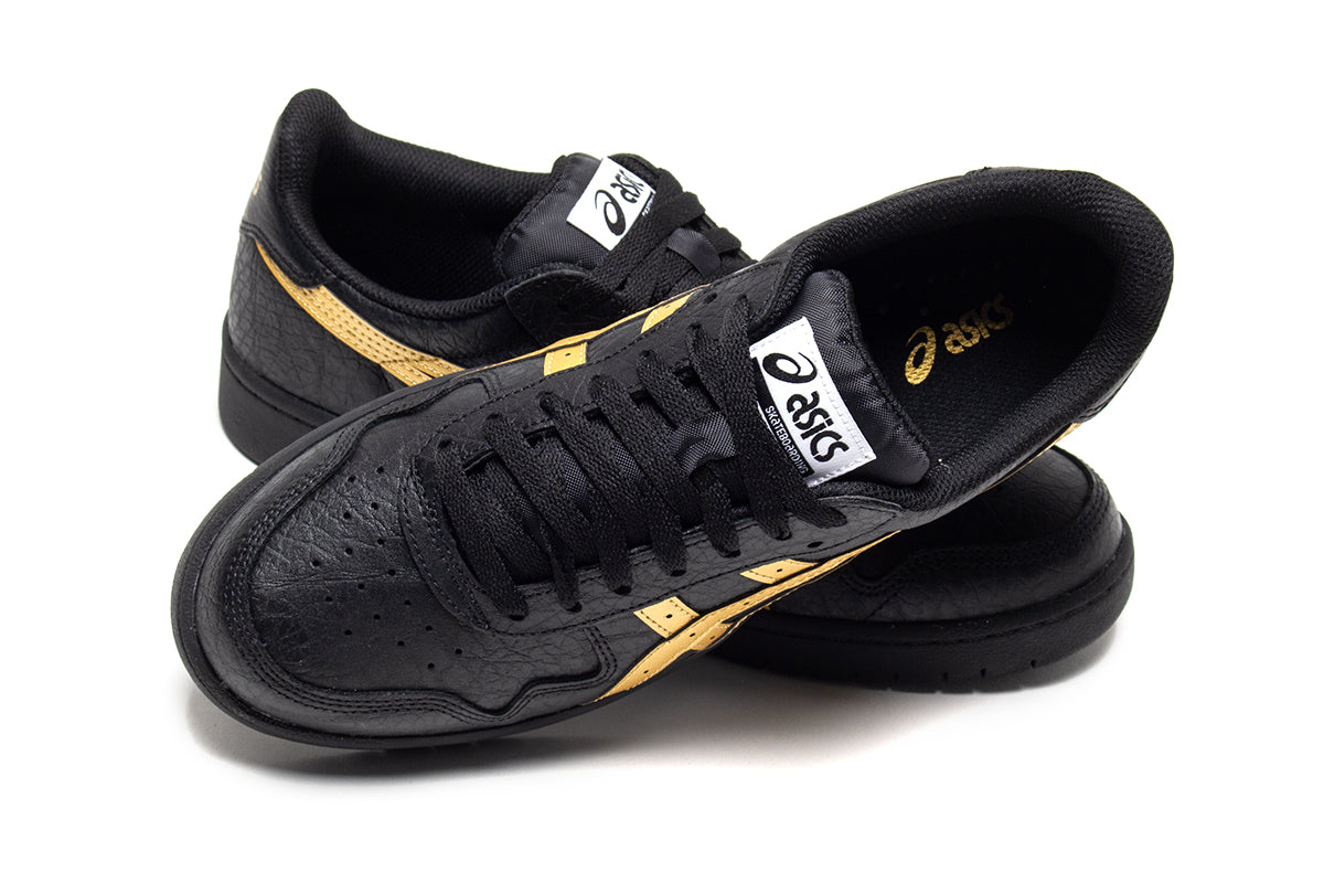 Asics Skateboarding | Japan Pro
Style # 1201B048.002
Color : Black / Pure Gold